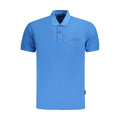 Napapijri Blue Cotton Men Polo Shirt