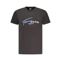Tommy Hilfiger Black Cotton Men T-Shirt