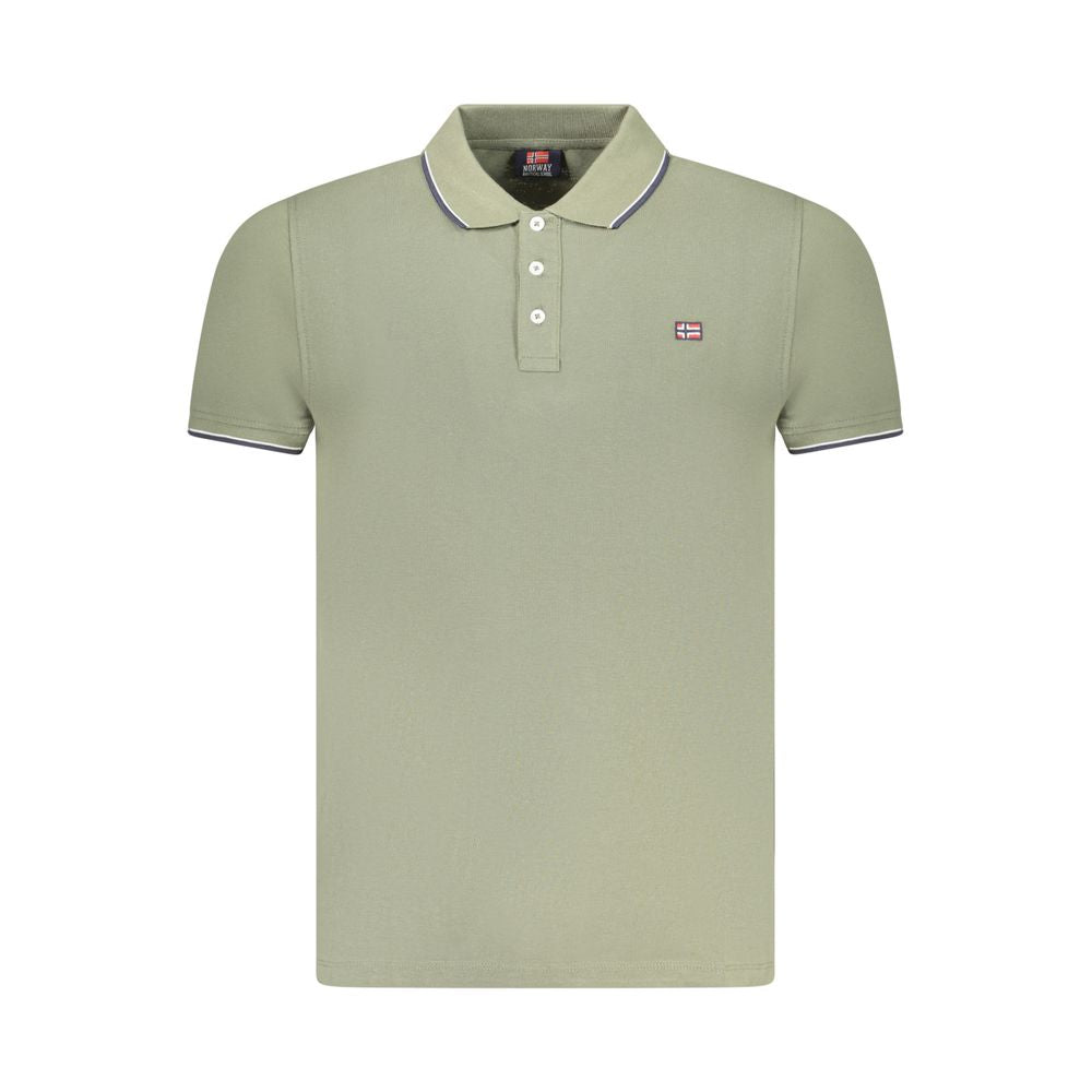 Norway 1963 Green Cotton Polo Shirt