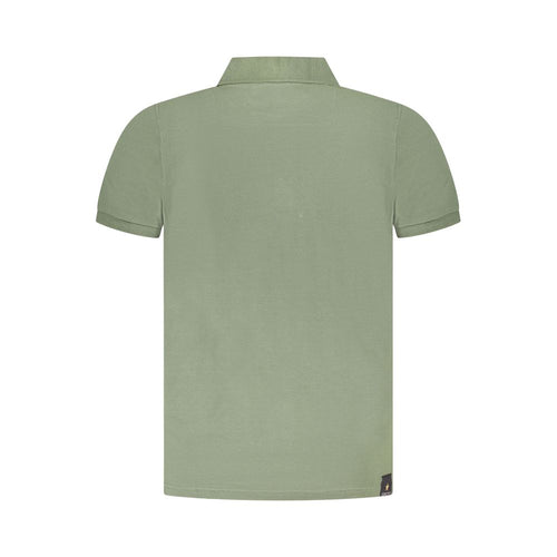 Accademia Militare Green Cotton Polo Shirt