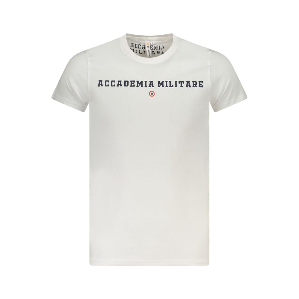 Camiseta de algodón blanca Accademia Militare