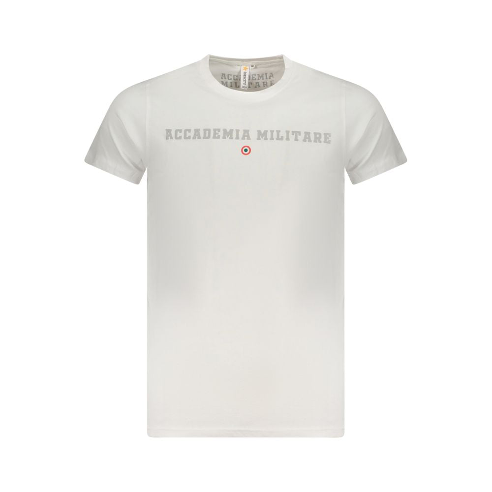 Camiseta de algodón blanca Accademia Militare