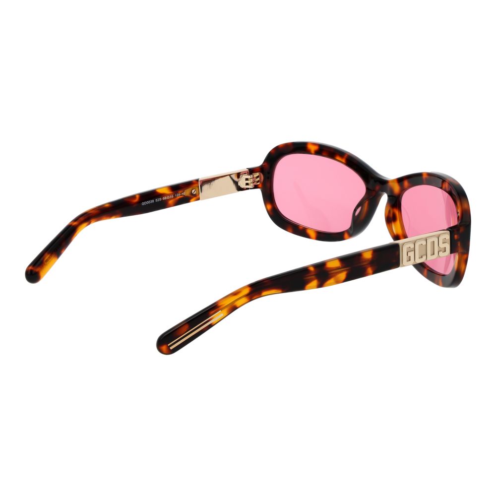 GCDS Brown Unisex Sunglasses
