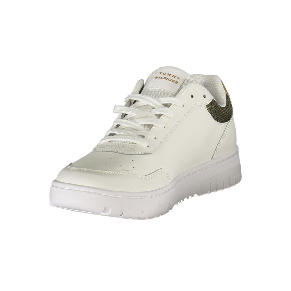 Tommy Hilfiger White Polyester Sneaker