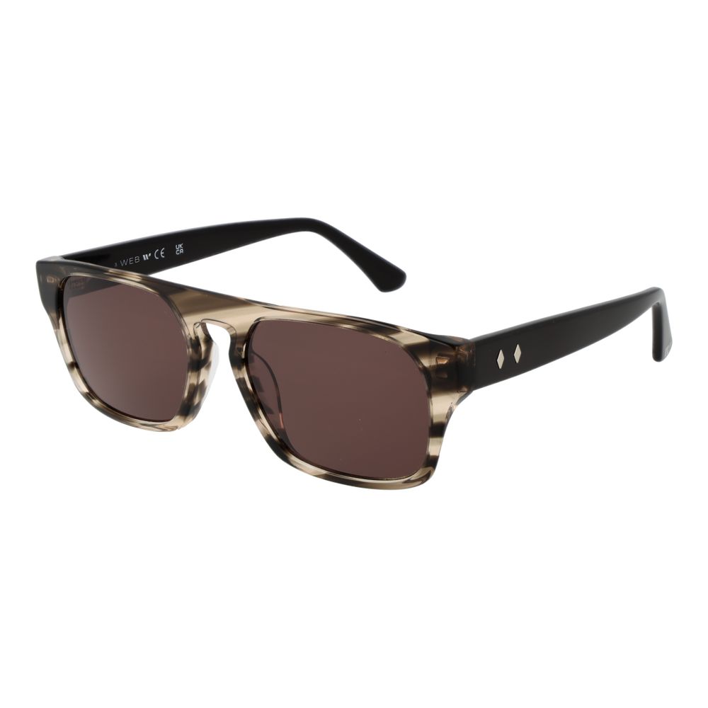 Web Gray Unisex Sunglasses
