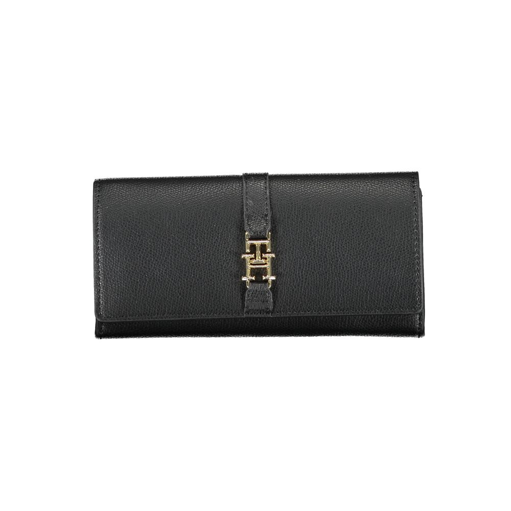 Cartera Tommy Hilfiger negra de polietileno