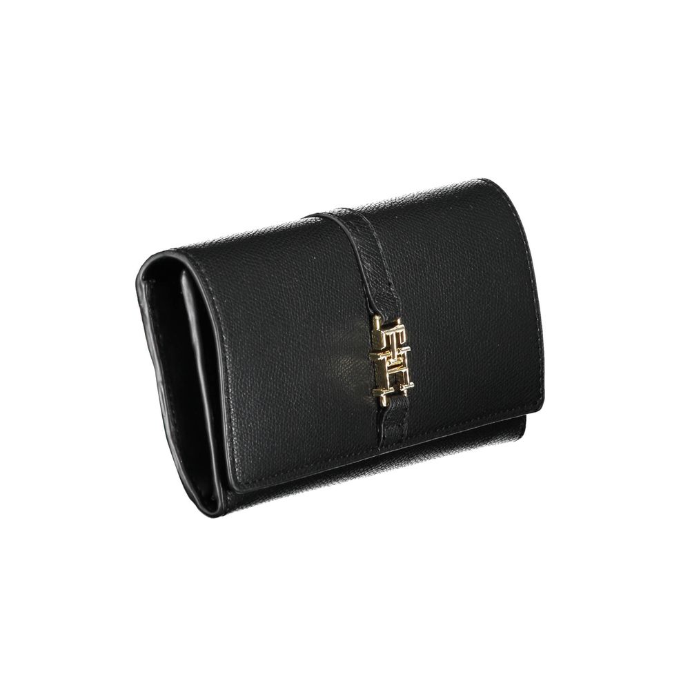 Cartera Tommy Hilfiger negra de polietileno