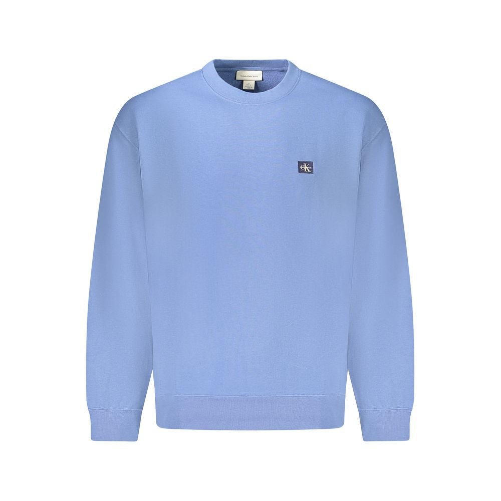 Calvin Klein Blue Cotton Men Sweater