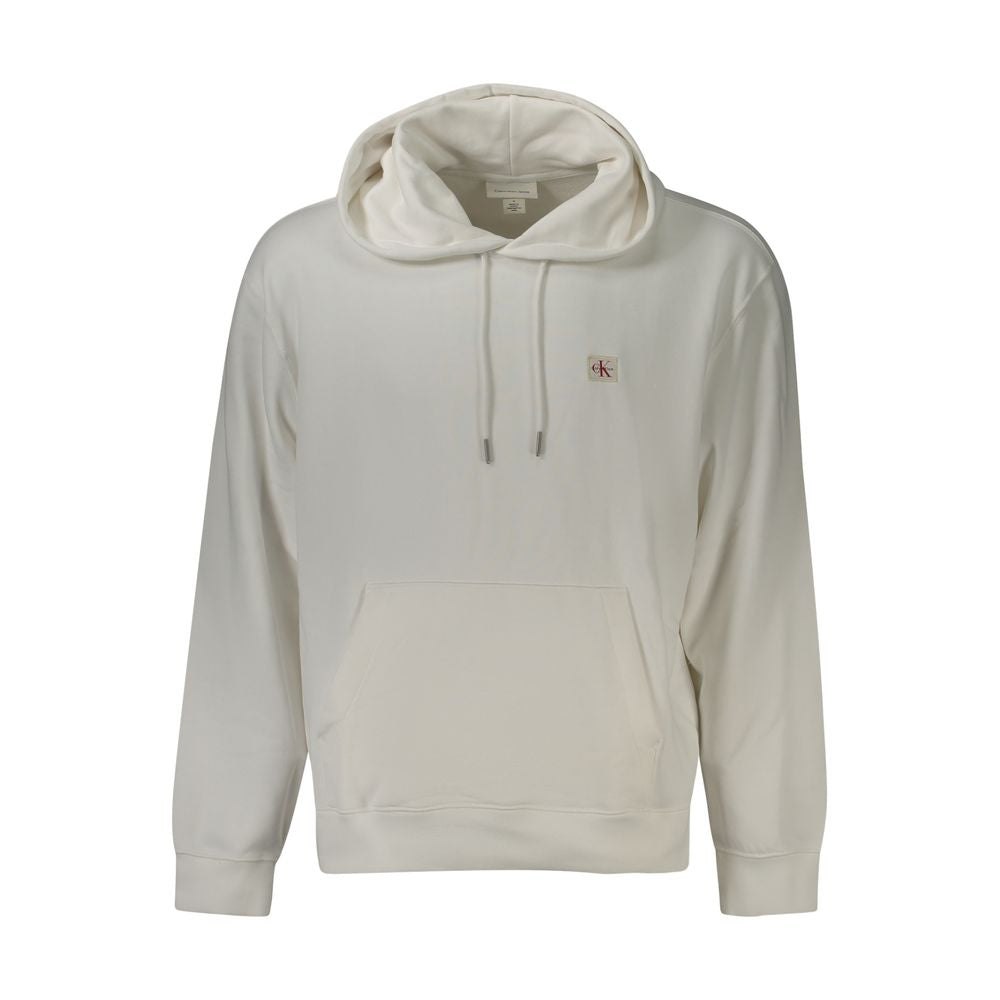 Calvin Klein White Cotton Men Sweater