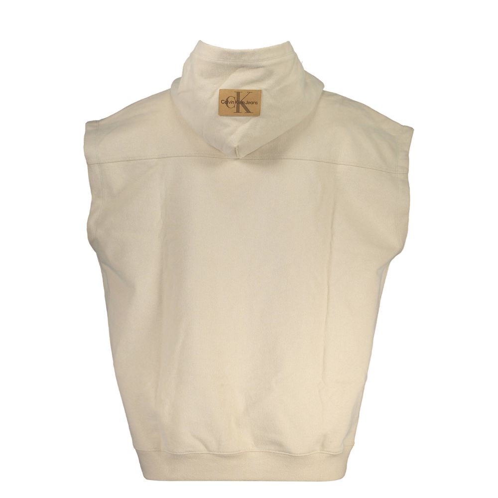 Calvin Klein Beige Cotton Sweater