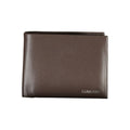Cartera de cuero marrón Calvin Klein