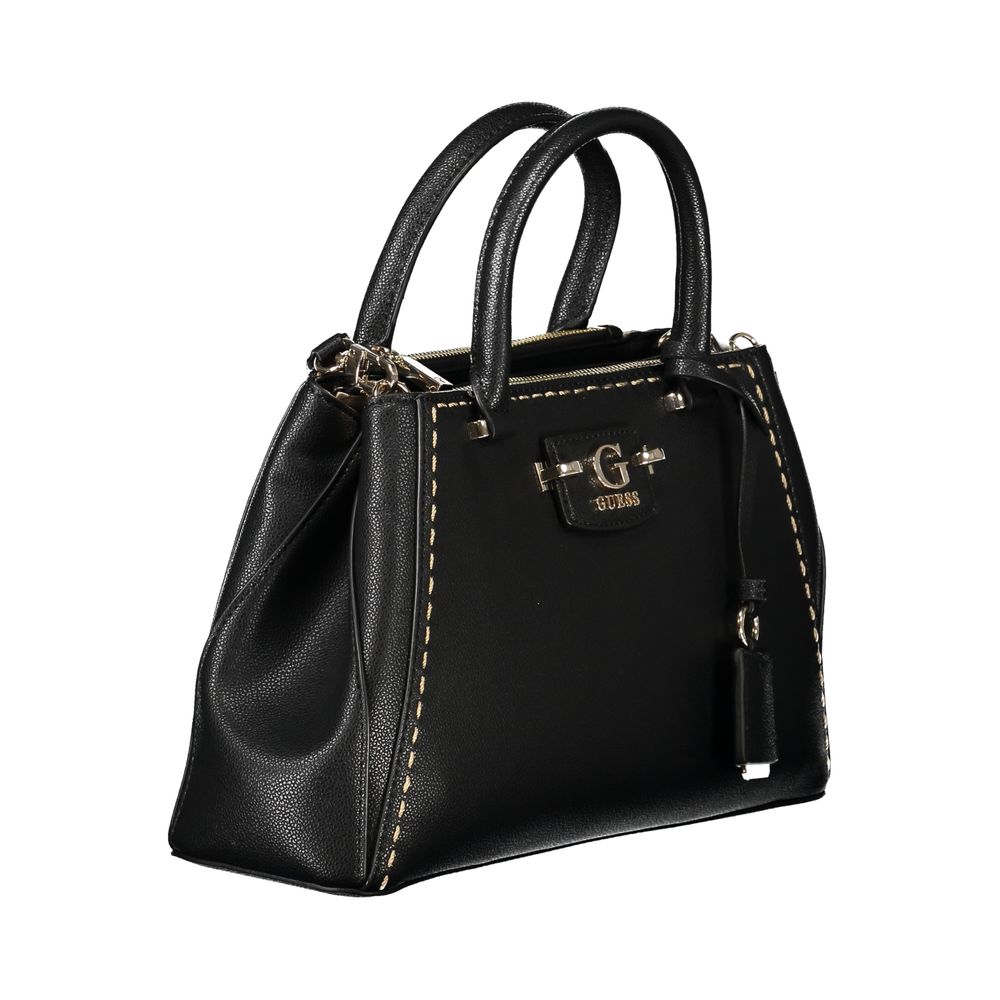 Guess Jeans Black Polyethylene Handbag