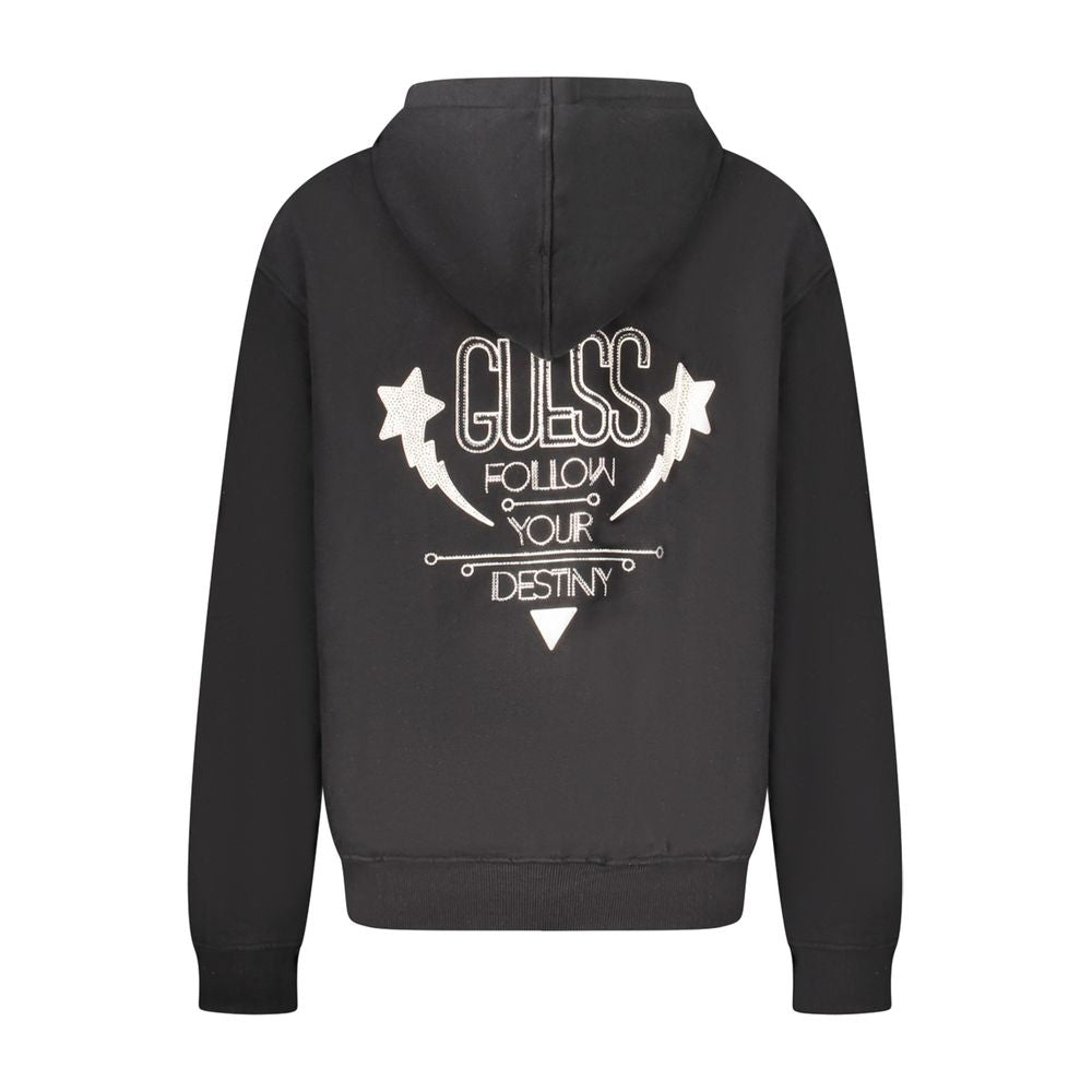 Guess Jeans Black Cotton Sweater