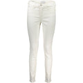 Calvin Klein White Cotton Jeans & Pant