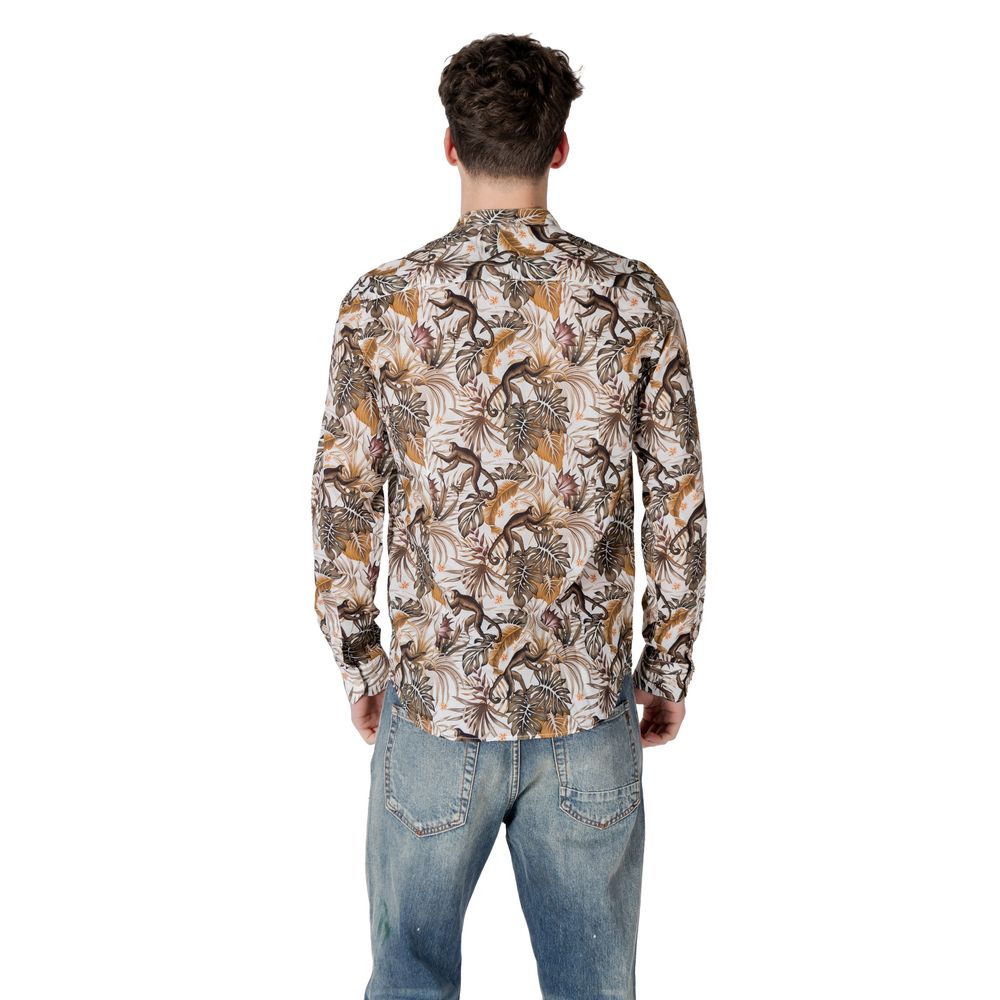Gianni Lupo Multicolor Cotton Shirt