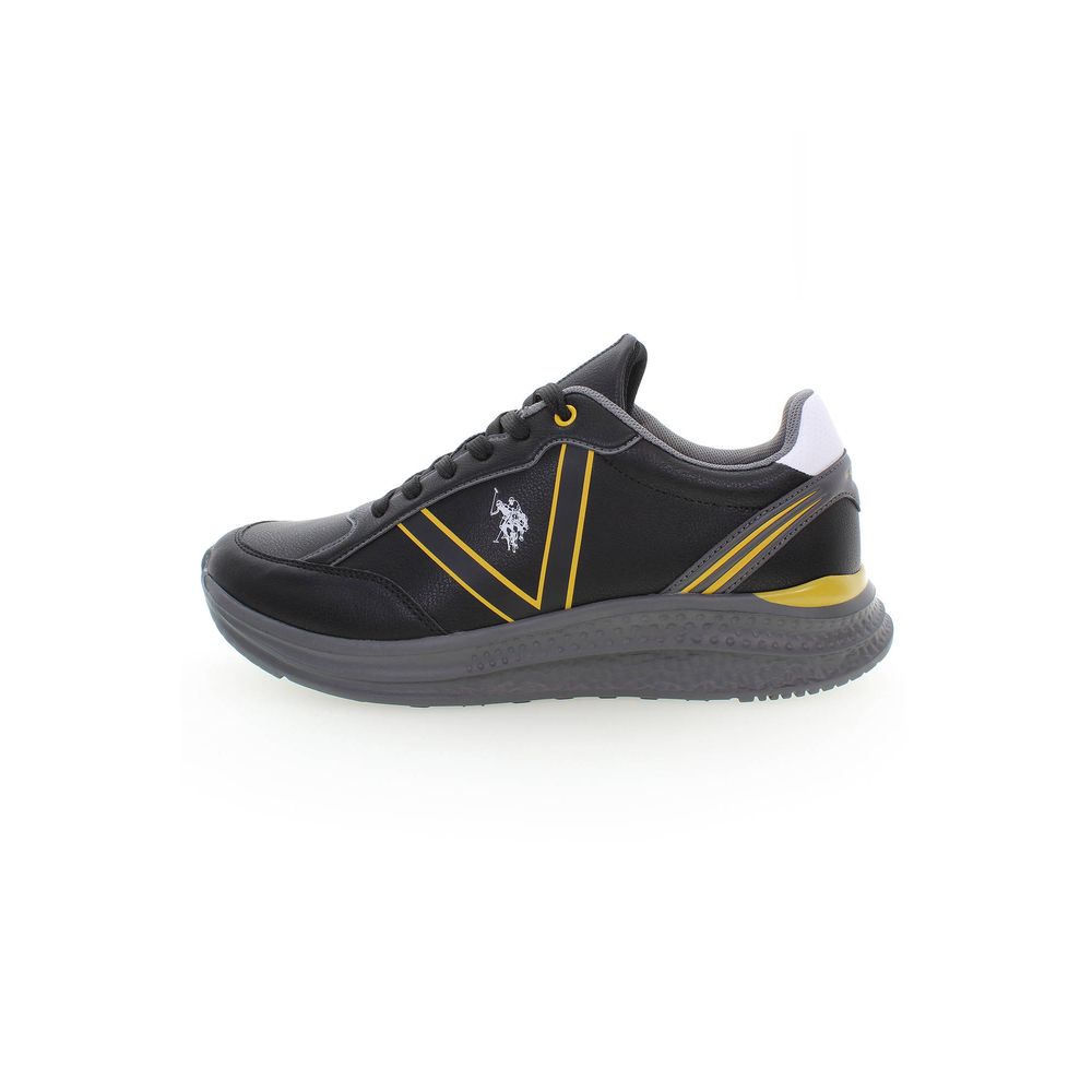U.S. POLO ASSN. Black Polyester Sneaker
