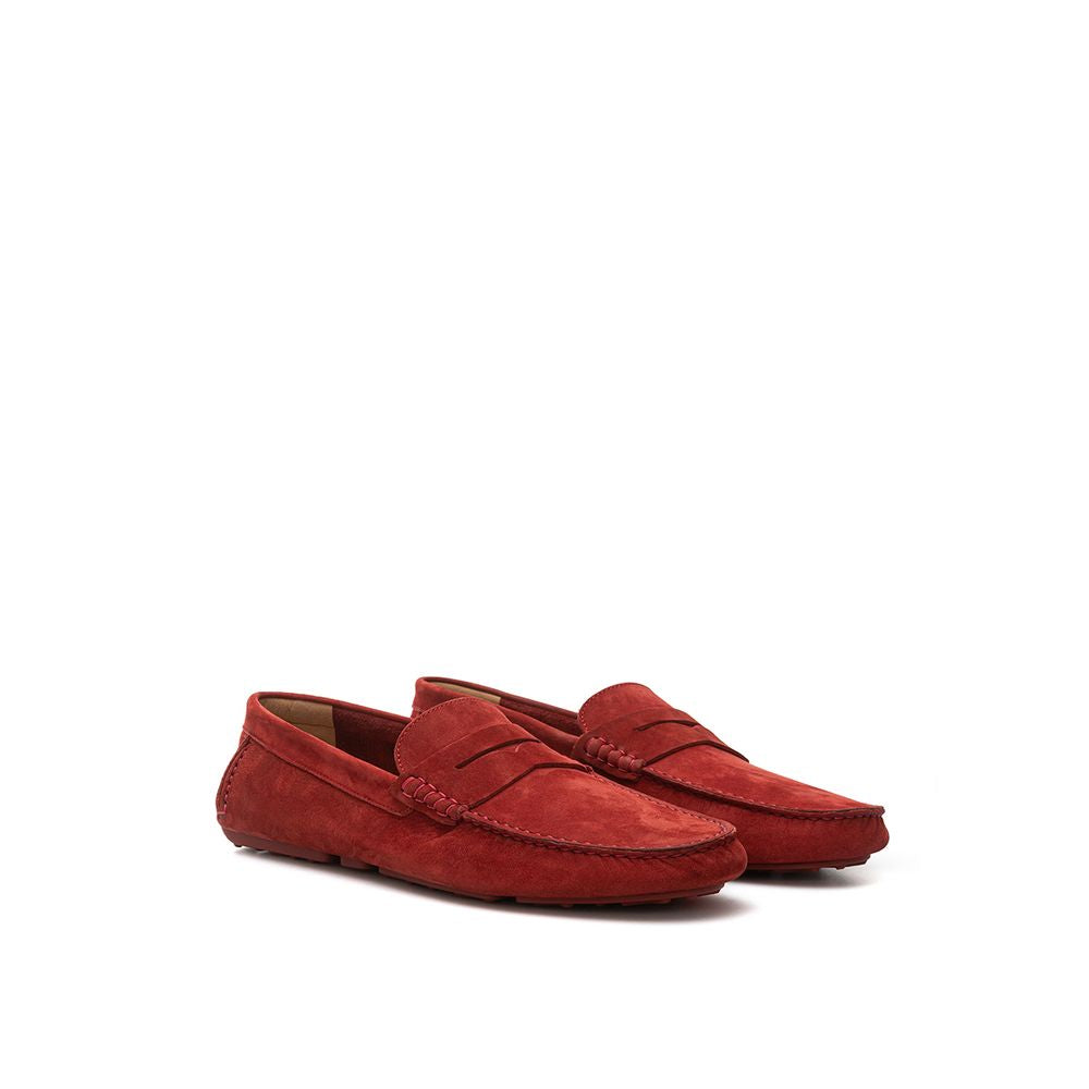 Bally Bordeaux Leather Loafer