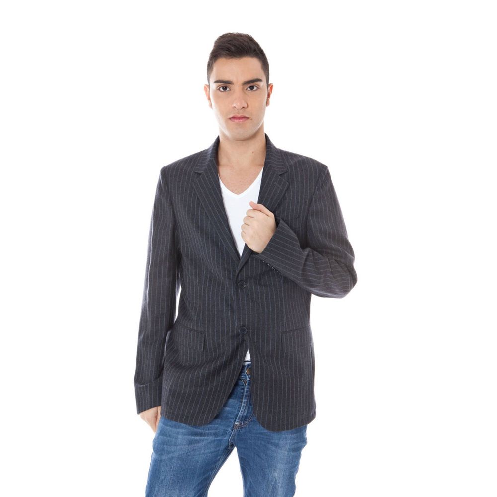 Calvin Klein Gray Wool Jacket