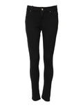Dolce & Gabbana Vaqueros pitillo de algodón elástico negros