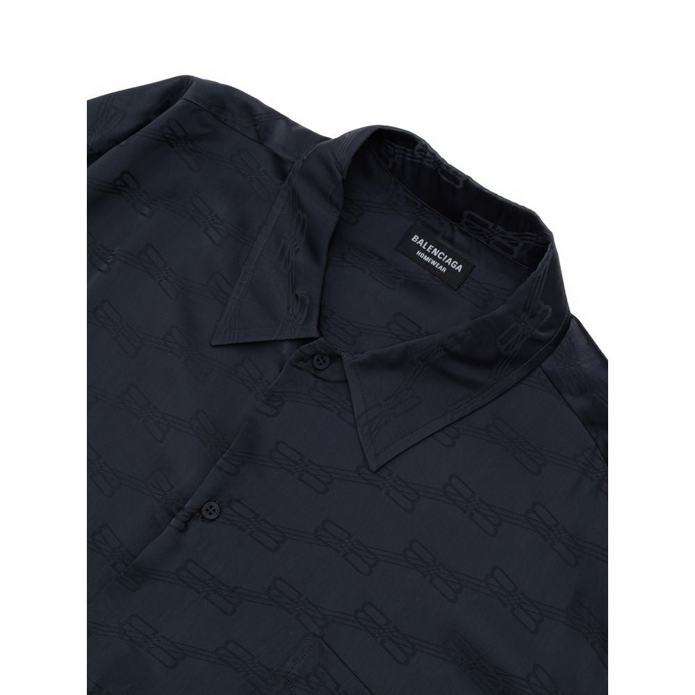Balenciaga Gray Viscose Shirt