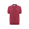 Gran Sasso Red Cotton Polo Shirt