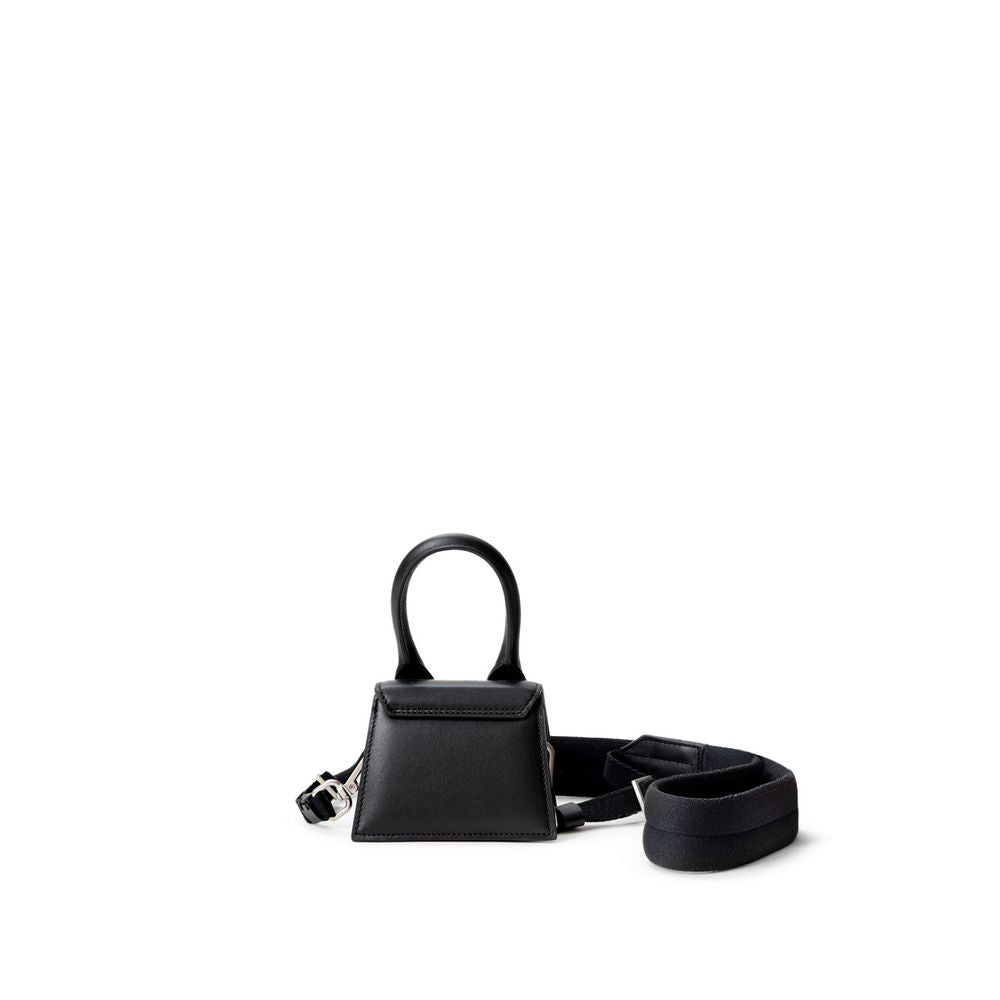 Jacquemus Black Leather Sweatshirt