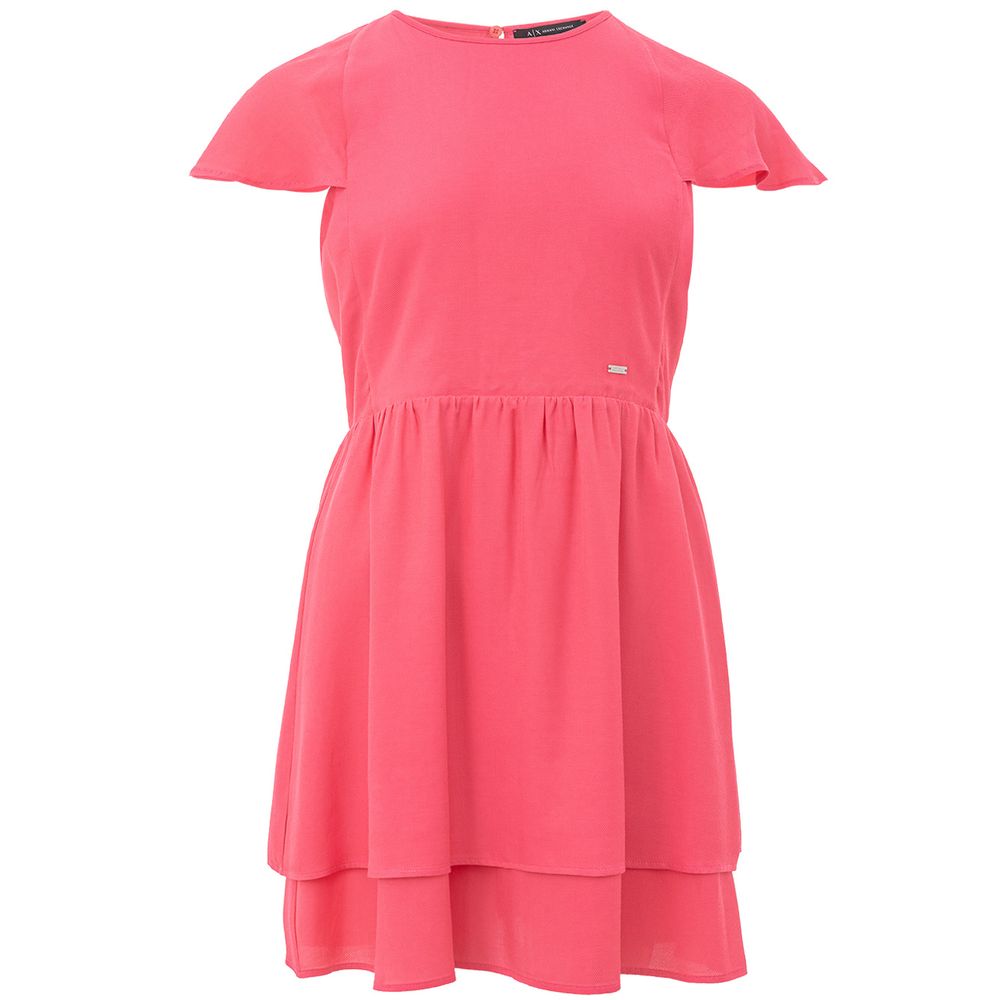 Armani Exchange Fuchsia Viscose Short