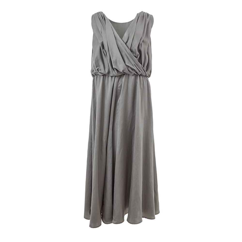 Lardini Gray Silk Long