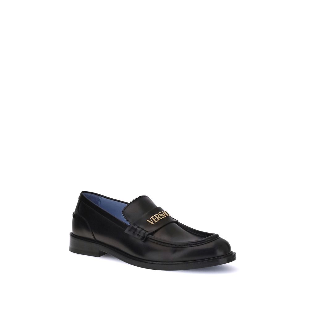 Versace Leather Loafers