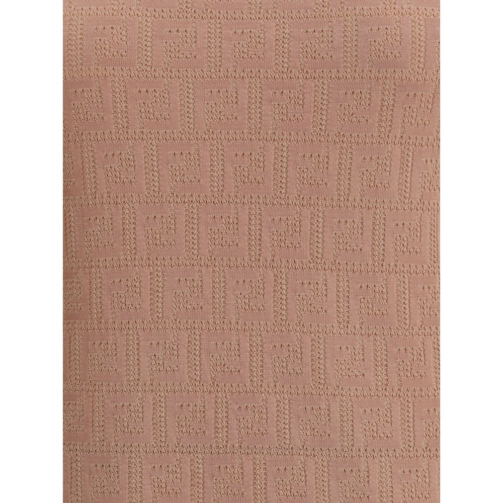 Fendi FF pattern midi Dress