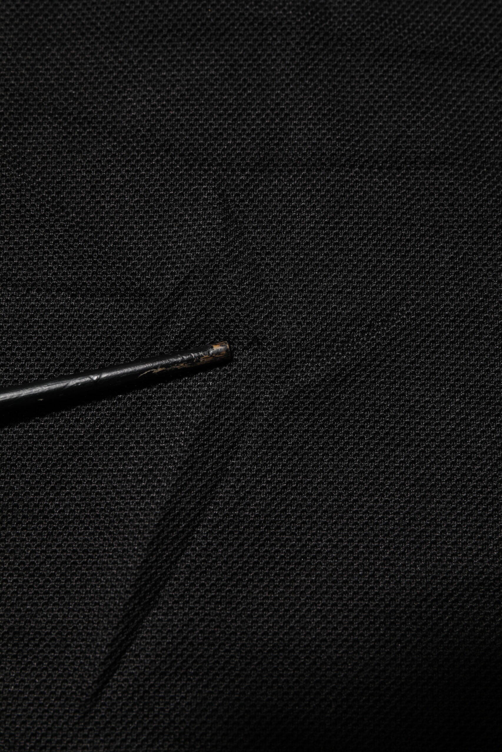 Dolce & Gabbana Black DG Silk Vneck Collared Men Polo T-shirt