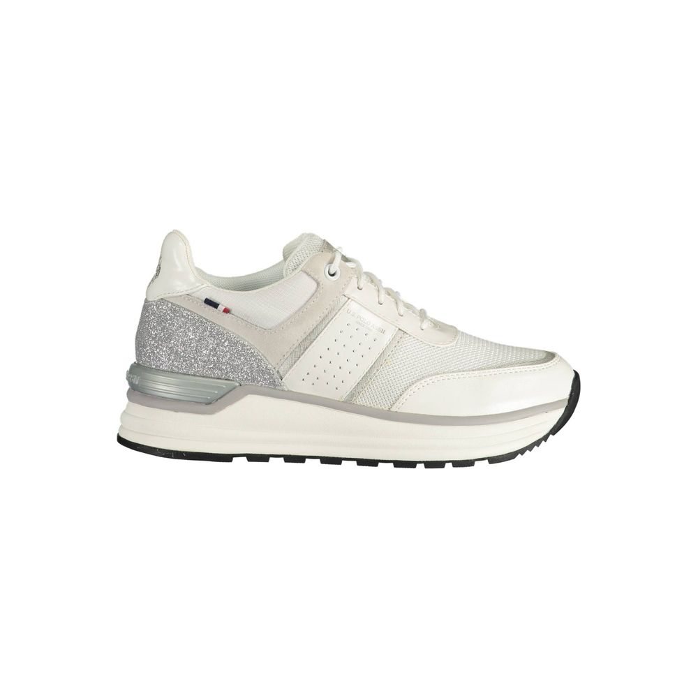 U.S. POLO ASSN. White Polyester Sneaker