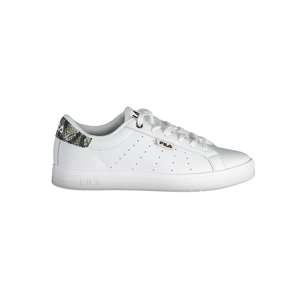 Fila White Polyester Sneaker