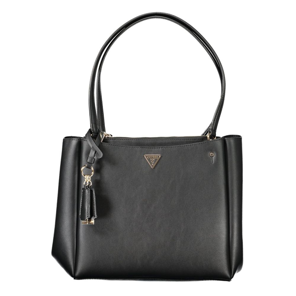 Bolso de mano Guess Jeans negro de polietileno