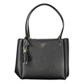 Bolso de mano Guess Jeans negro de polietileno
