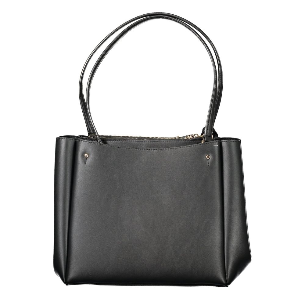 Bolso de mano Guess Jeans negro de polietileno