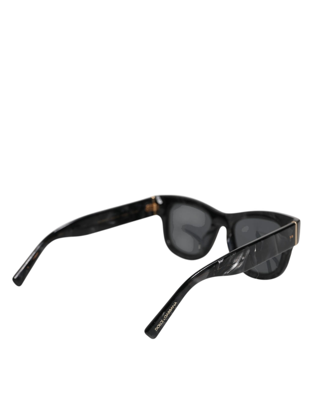 Dolce & Gabbana Pearl White Acetate Frame Domenico Deep Shades Sunglasses