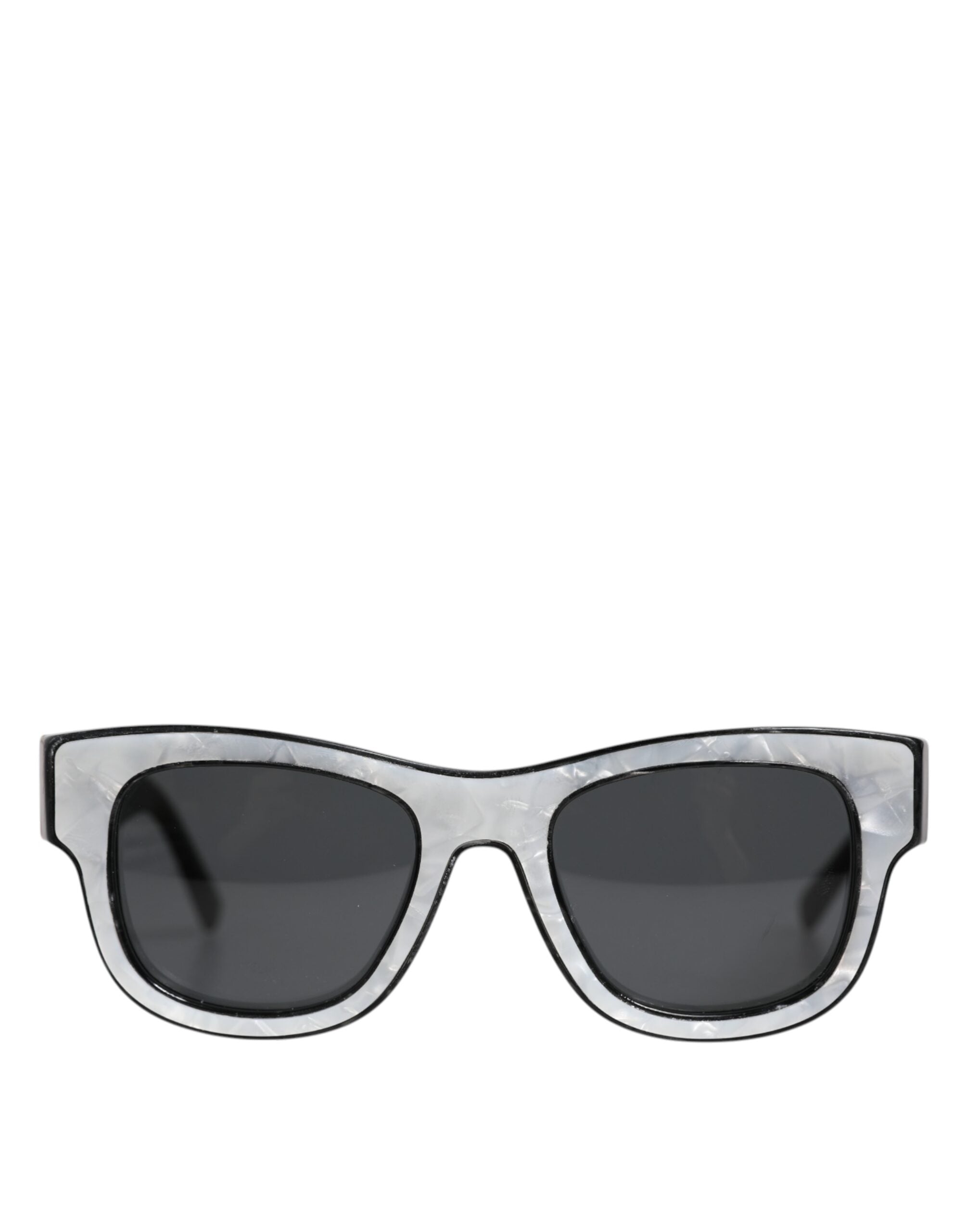 Dolce & Gabbana Pearl White Acetate Frame DG4379 Domenico Shade Sunglasses
