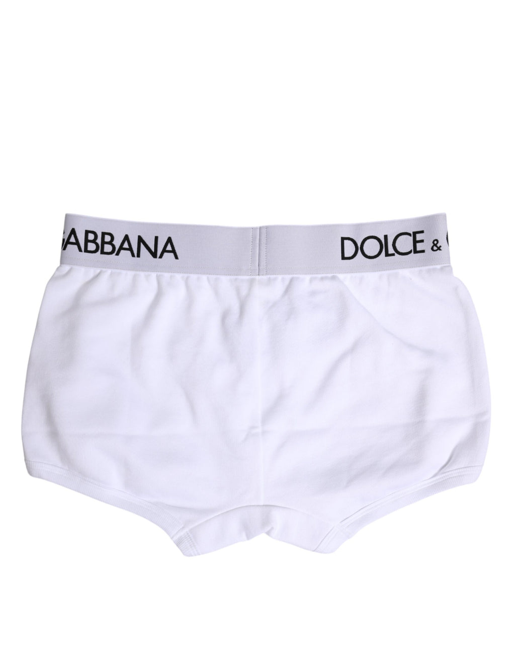 Dolce & Gabbana White Cotton Stretch Regular Boxer Underwear