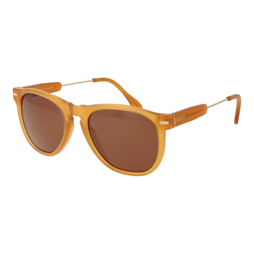 Serengeti Orange Men Sunglasses