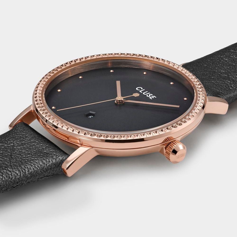 Cluse Gray Leather Watch