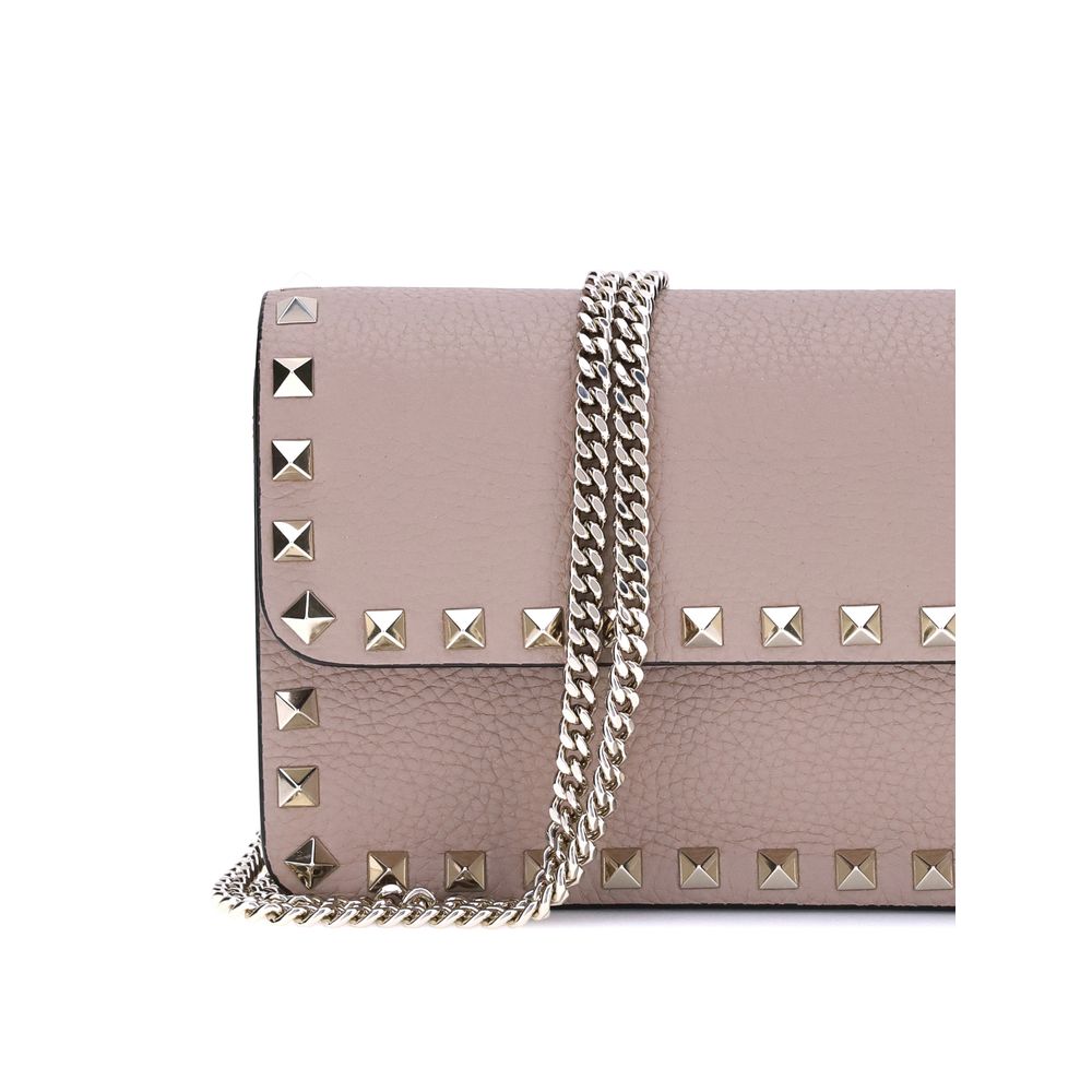 Valentino Garavani WALLET W/STRAP | ROCKSTUD | VITELLO STAM