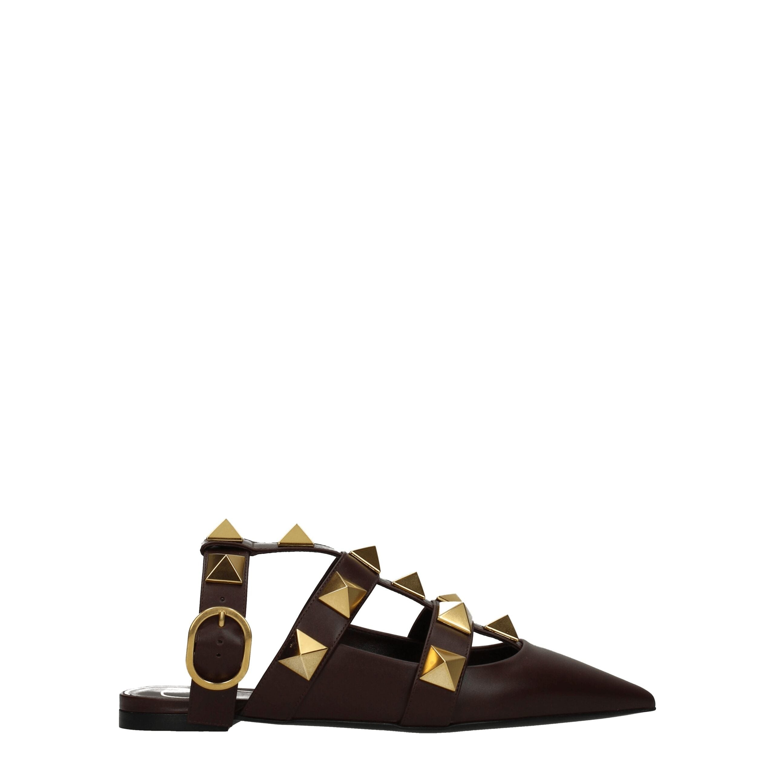 Valentino Garavani Brown Leather Sandal