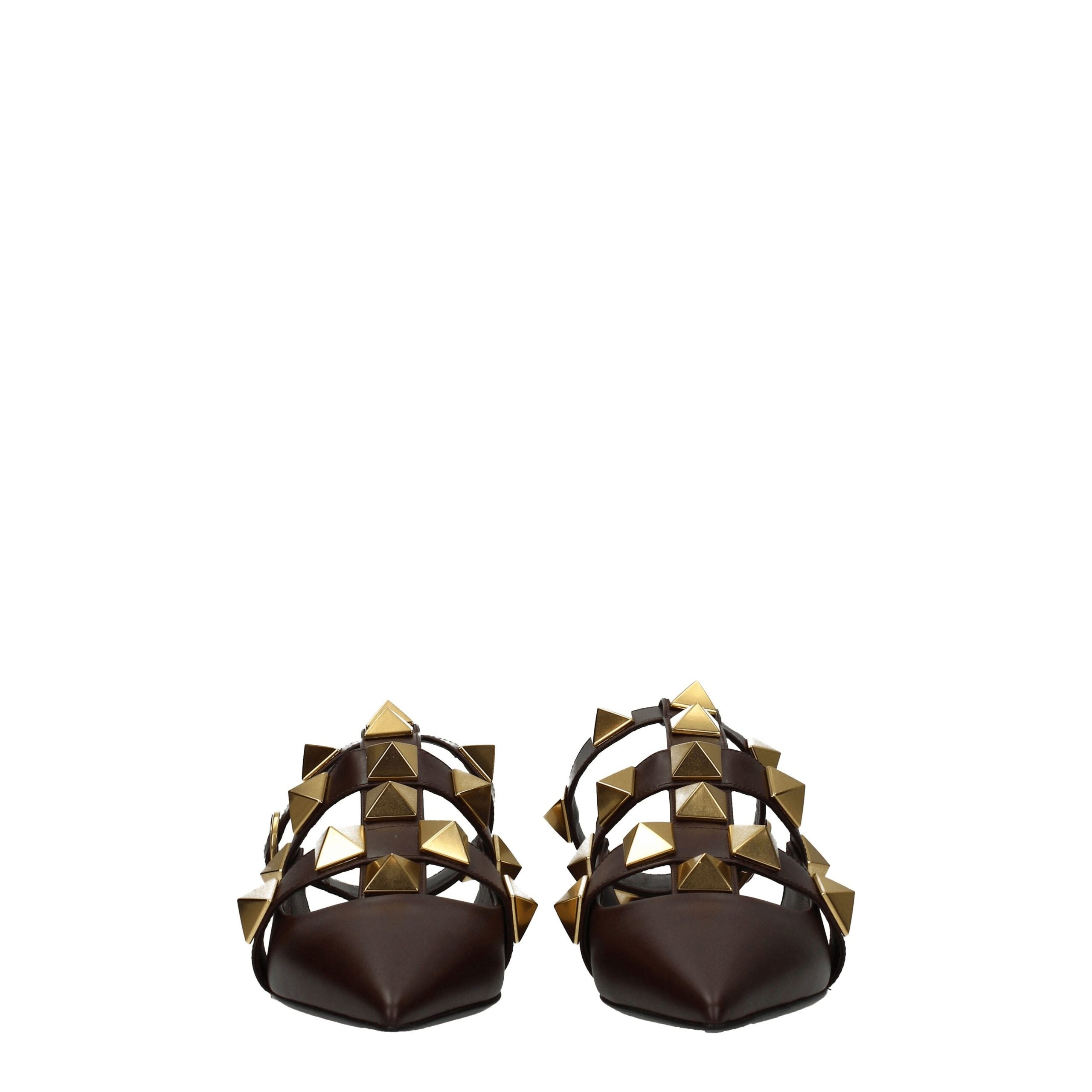 Valentino Garavani Brown Leather Sandal