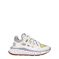 Versace White Leather Sneakers