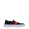 Marcelo Burlon Black Fabric Slip-On Loafer