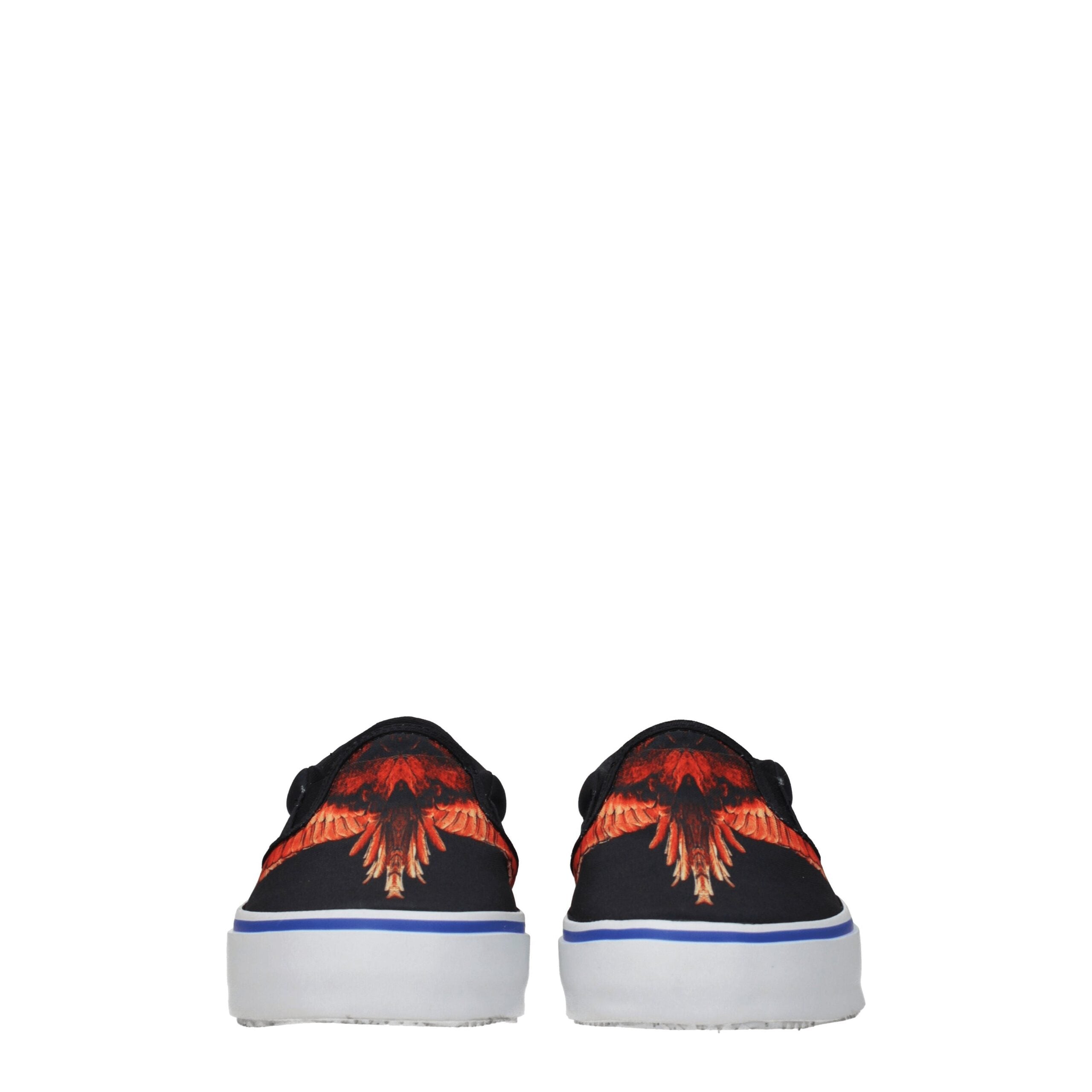 Marcelo Burlon Black Fabric Slip-On Loafer