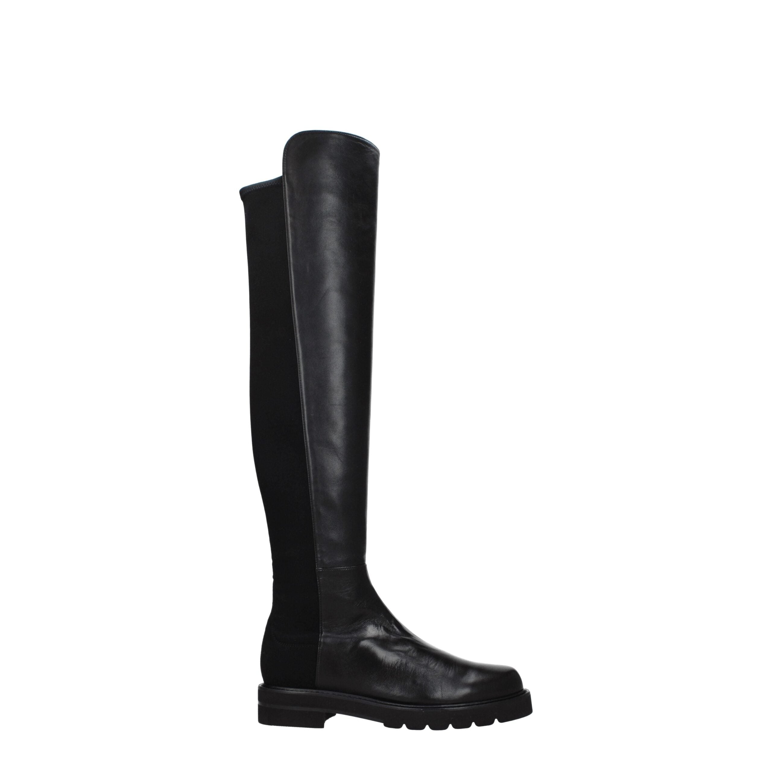 Stuart Weitzman Black Leather Boot