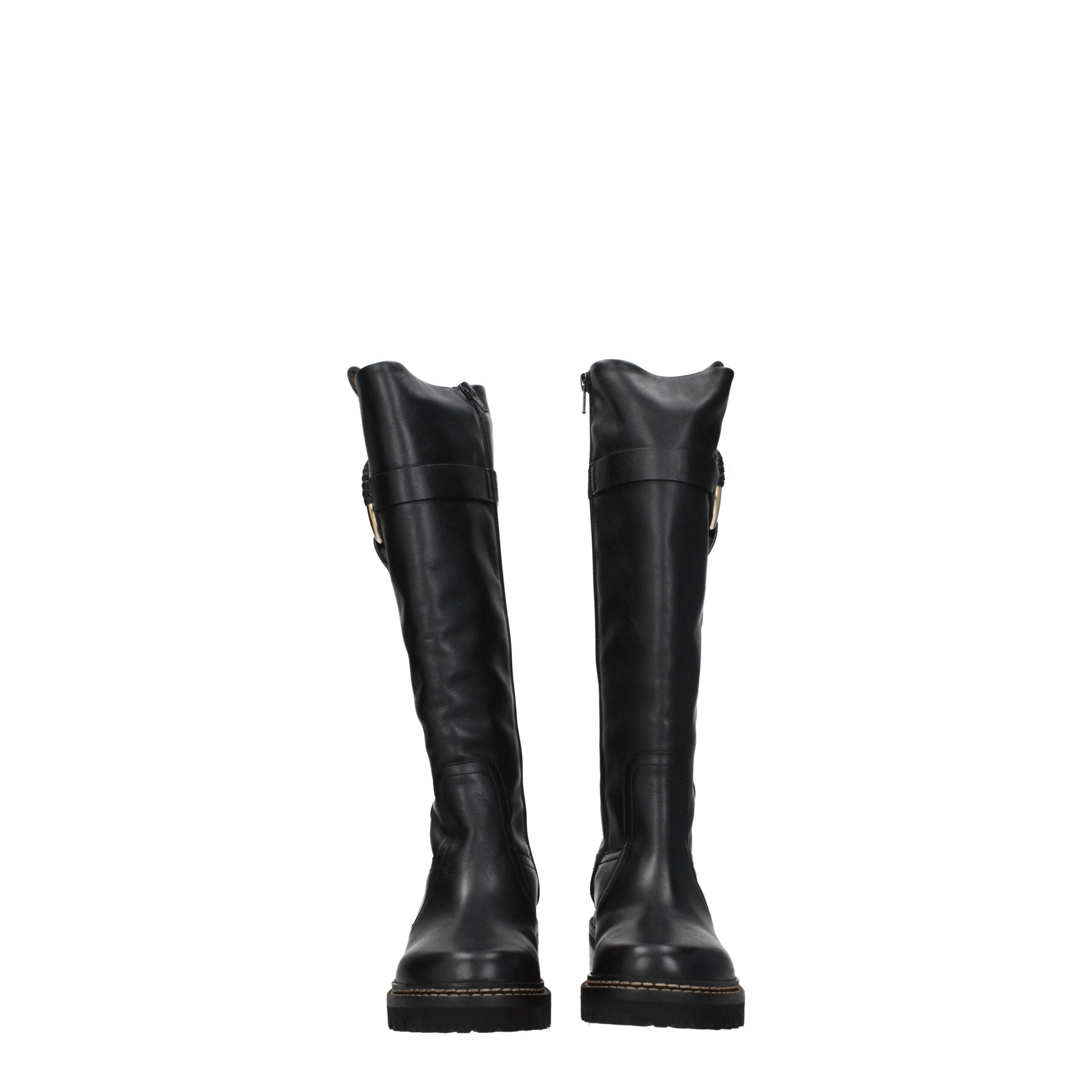 See By Chloé Black Leather Boot