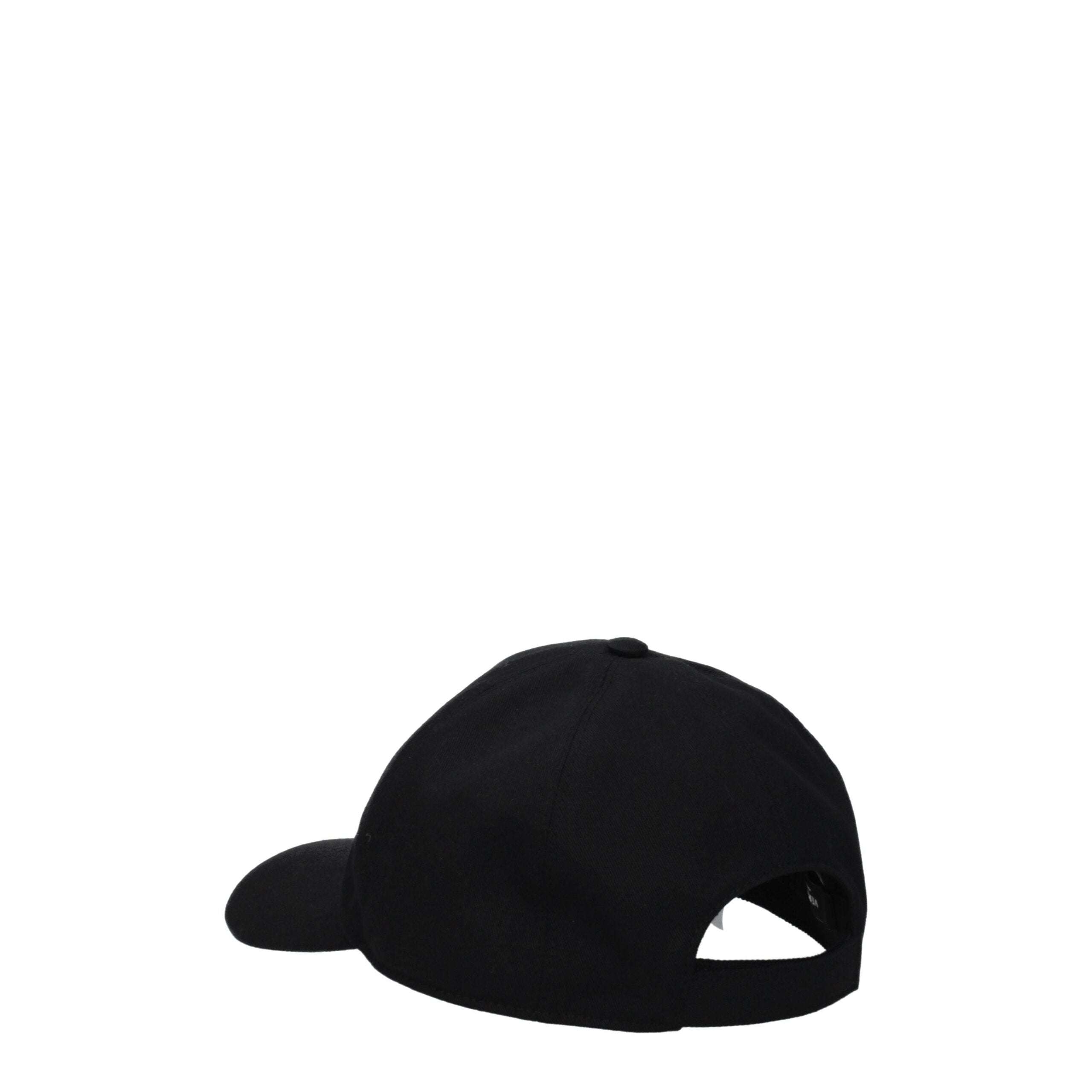 Versace Black Cotton Hat